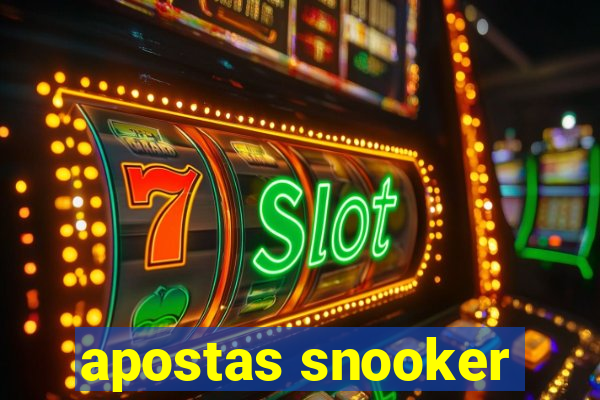 apostas snooker