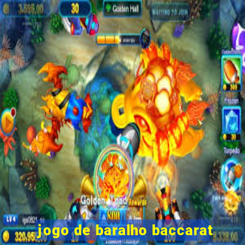 jogo de baralho baccarat