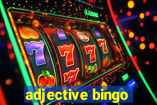 adjective bingo