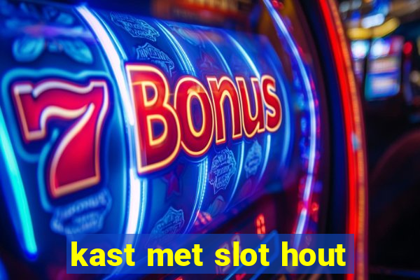 kast met slot hout