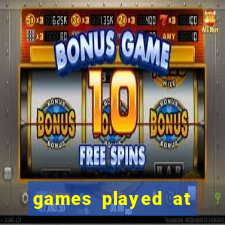 games played at the casino