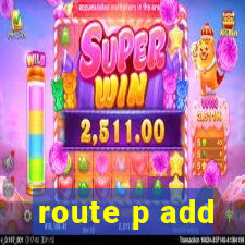 route p add