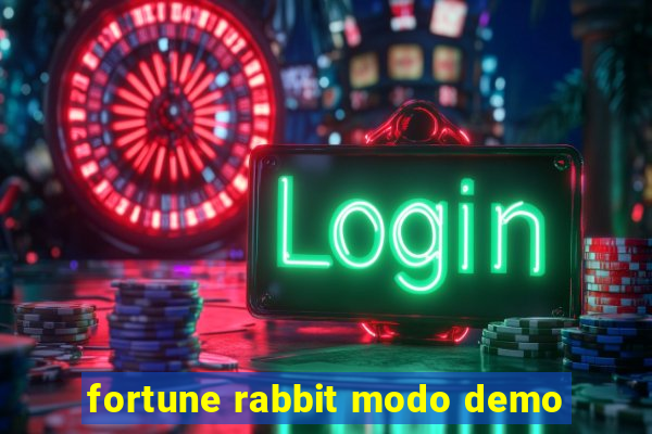 fortune rabbit modo demo