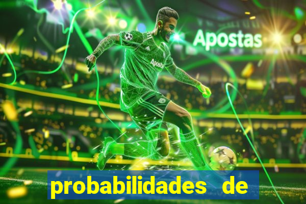 probabilidades de jogos de futebol