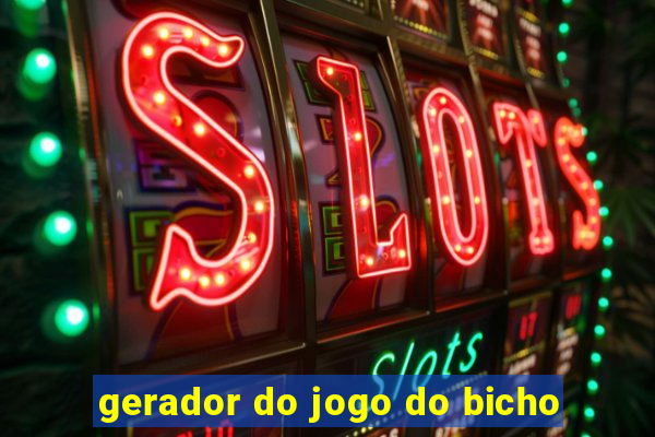 gerador do jogo do bicho