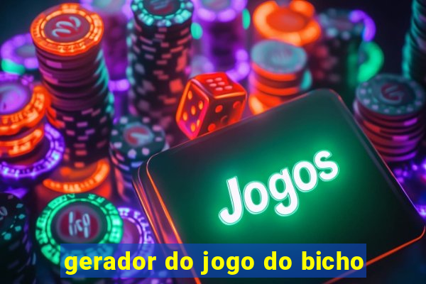 gerador do jogo do bicho