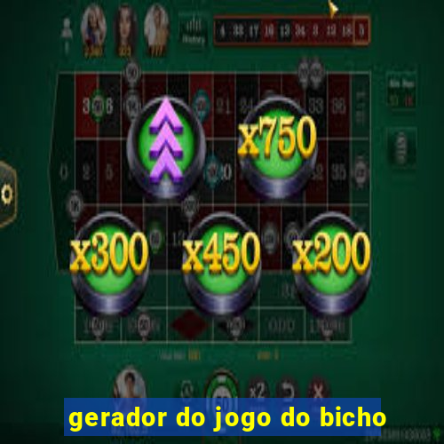 gerador do jogo do bicho