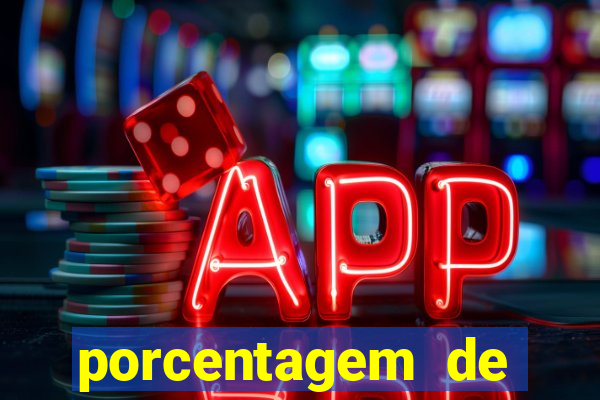 porcentagem de ganhos slots