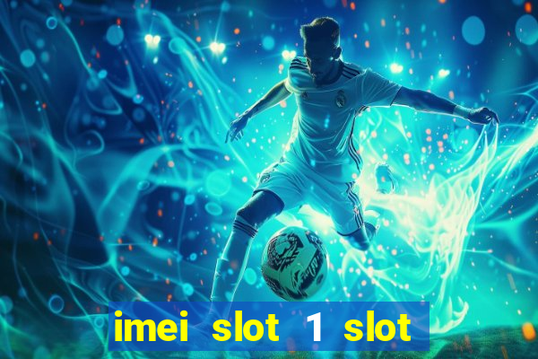 imei slot 1 slot 2 nedir