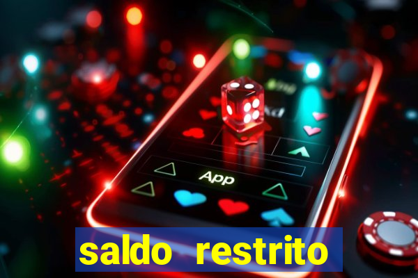 saldo restrito sporting bet