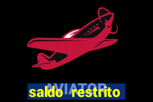 saldo restrito sporting bet