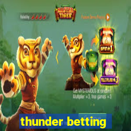 thunder betting