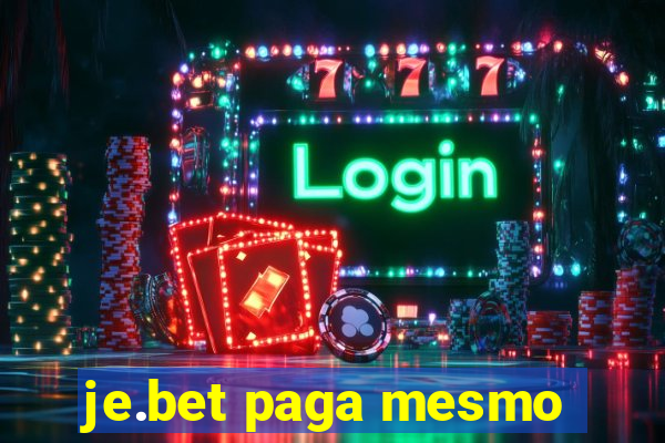 je.bet paga mesmo