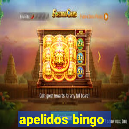 apelidos bingo