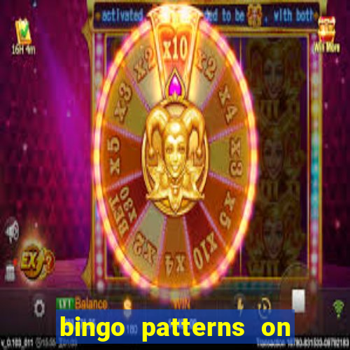 bingo patterns on slot machines