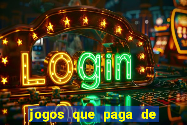 jogos que paga de verdade pelo pix