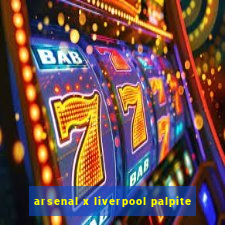 arsenal x liverpool palpite