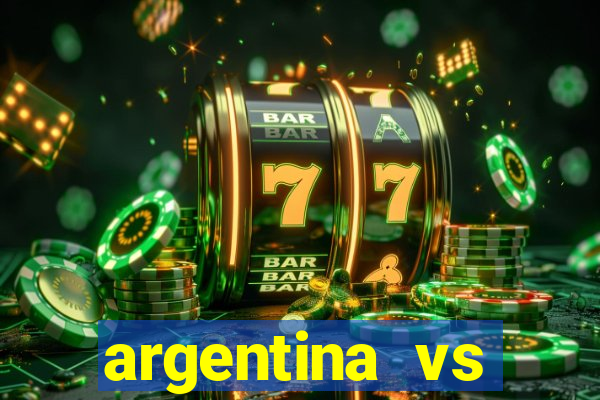 argentina vs colombia ao vivo