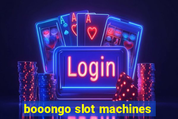 booongo slot machines