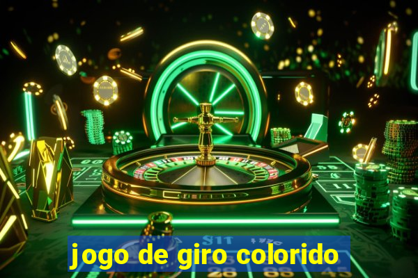 jogo de giro colorido