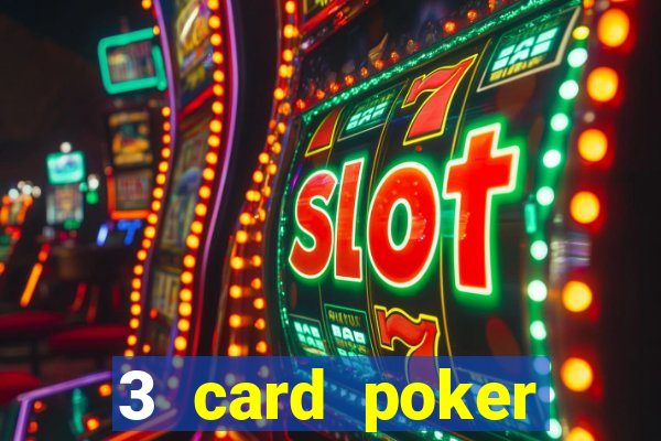 3 card poker casino odds