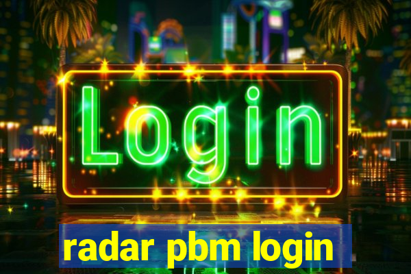 radar pbm login