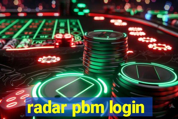 radar pbm login