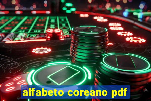 alfabeto coreano pdf