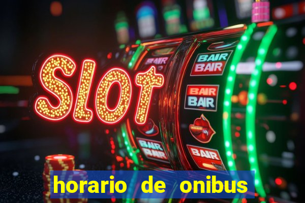 horario de onibus santos dumont x juiz de fora