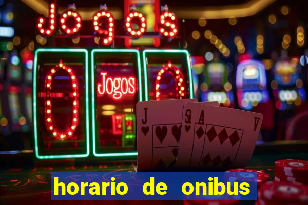 horario de onibus santos dumont x juiz de fora