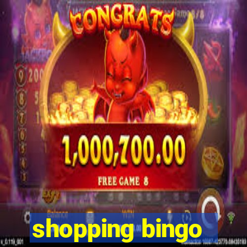 shopping bingo