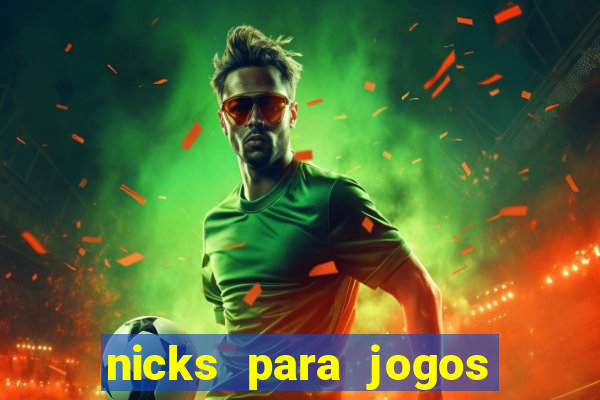 nicks para jogos de tiro