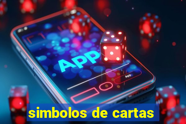 simbolos de cartas