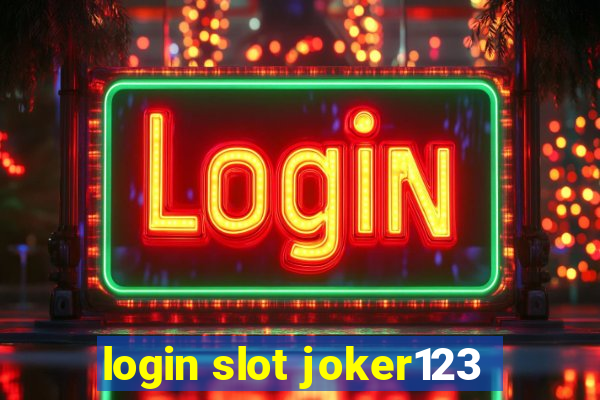 login slot joker123