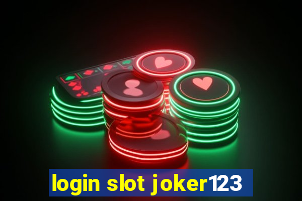 login slot joker123