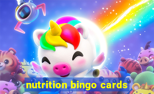 nutrition bingo cards