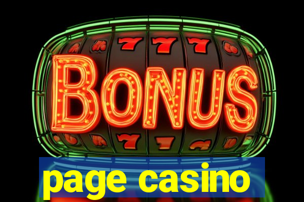 page casino