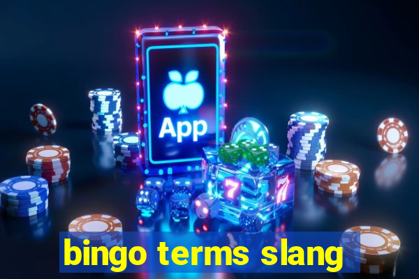 bingo terms slang