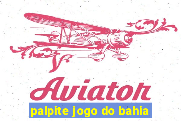 palpite jogo do bahia