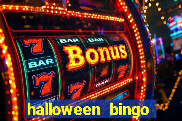 halloween bingo games for kids