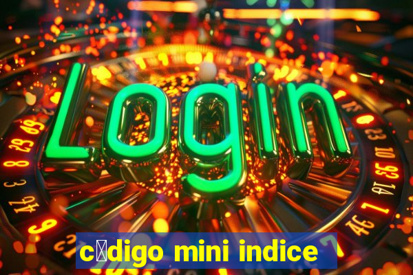 c贸digo mini indice