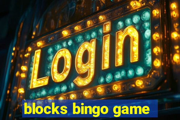 blocks bingo game