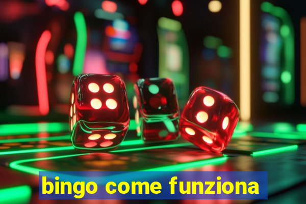 bingo come funziona