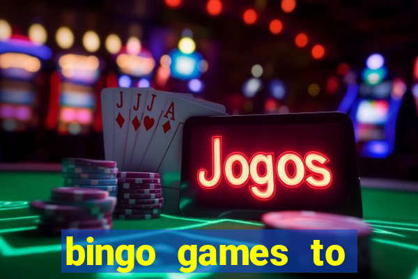 bingo games to play for free