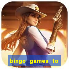 bingo games to play for free