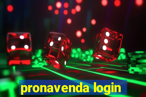 pronavenda login