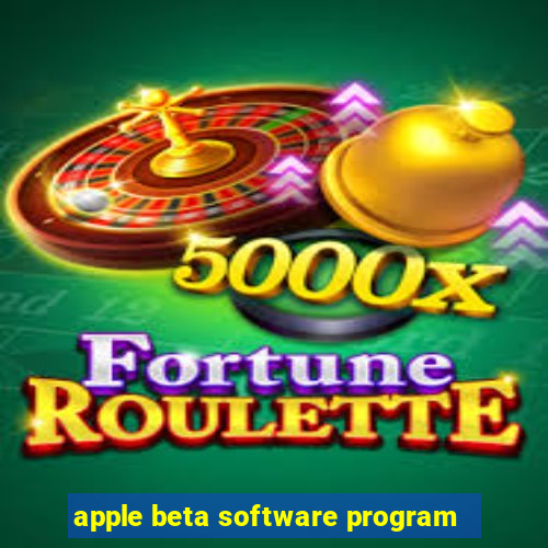 apple beta software program