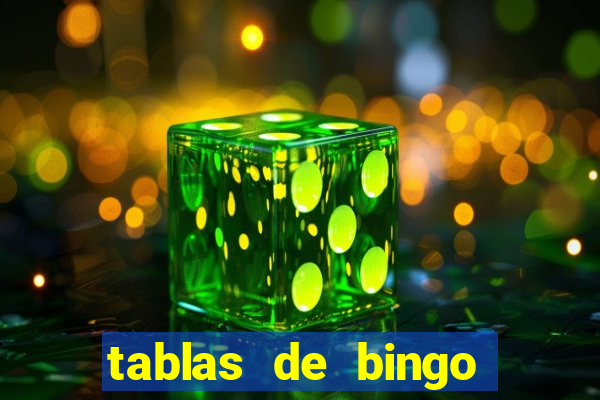 tablas de bingo para imprimir en excel