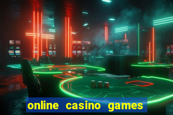 online casino games real money