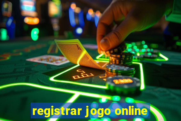 registrar jogo online